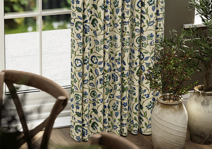 Land & Shore Esther, Green - Made to Measure Curtains - Image 5